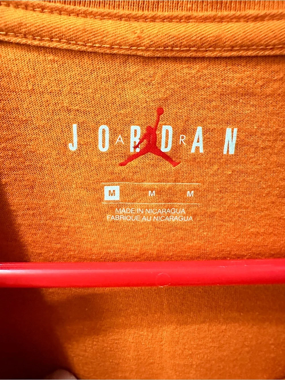 Air Jordan Nike Sneaker Graphic T-Shirt Orange